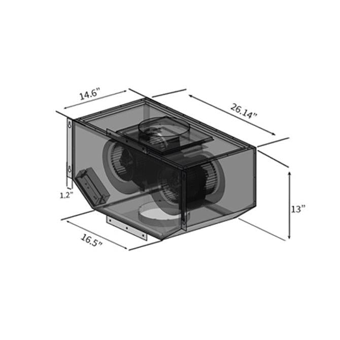 ZLINE Dual Remote Blower Range Hood Motor (T95) main image.