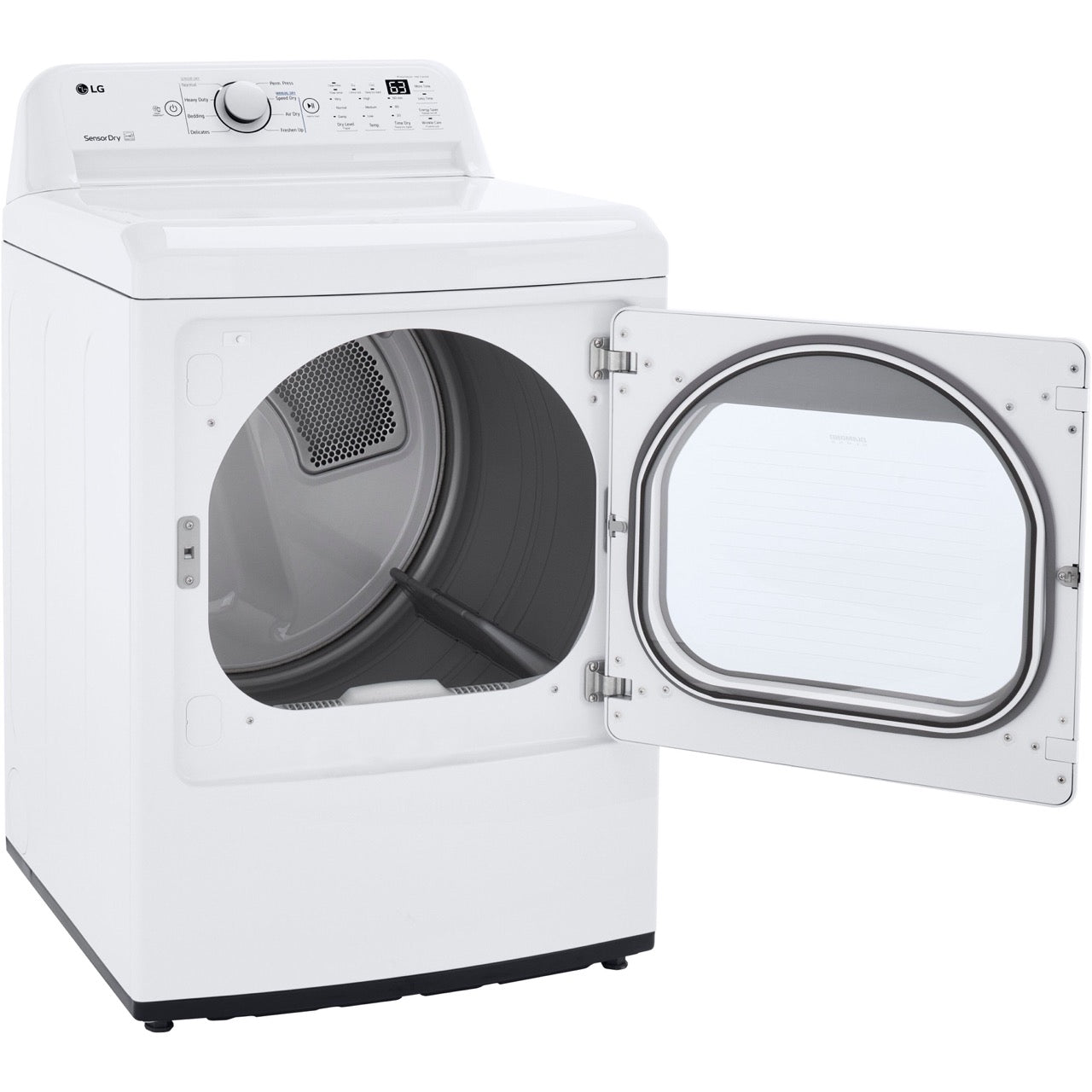 LG 7.3-cu. ft. Ultra Large Capacity Electric Dryer with Sensor Dry Technology in White (DLE7150W)