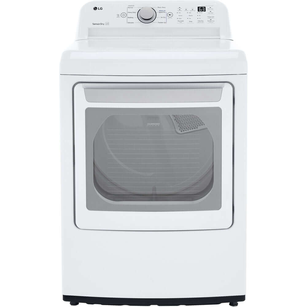 LG Electronics 7.3-Cu. Ft. Ultra Large Capacity Gas Dryer with Sensor Dry Technology (DLG7151W)