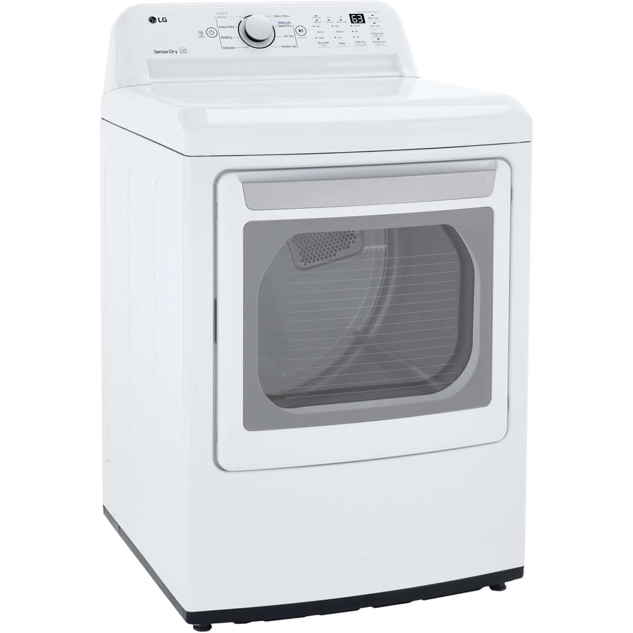 LG Electronics 7.3-Cu. Ft. Ultra Large Capacity Gas Dryer with Sensor Dry Technology (DLG7151W)
