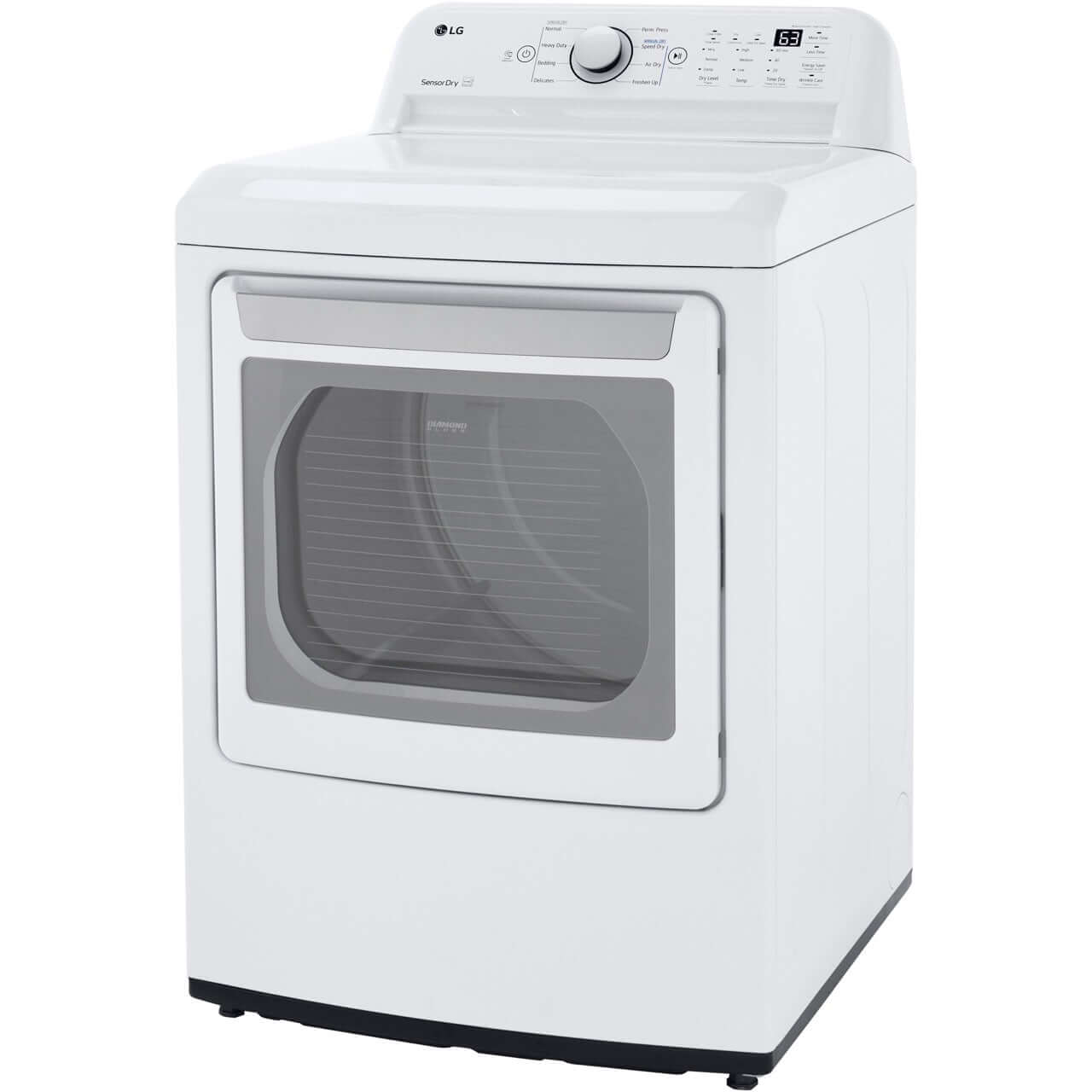LG Electronics 7.3-Cu. Ft. Ultra Large Capacity Gas Dryer with Sensor Dry Technology (DLG7151W)