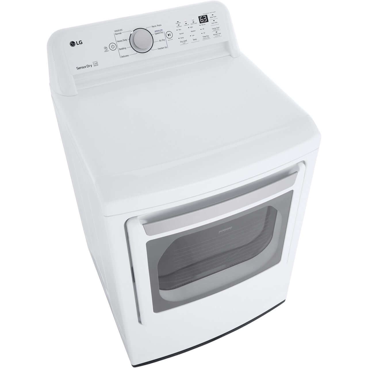 LG Electronics 7.3-Cu. Ft. Ultra Large Capacity Gas Dryer with Sensor Dry Technology (DLG7151W)