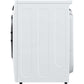 LG 27 In. 7.4-Cu. Ft. Front Load Gas Dryer with TurboSteam and Built-In Intelligence in White (DLGX4201W)