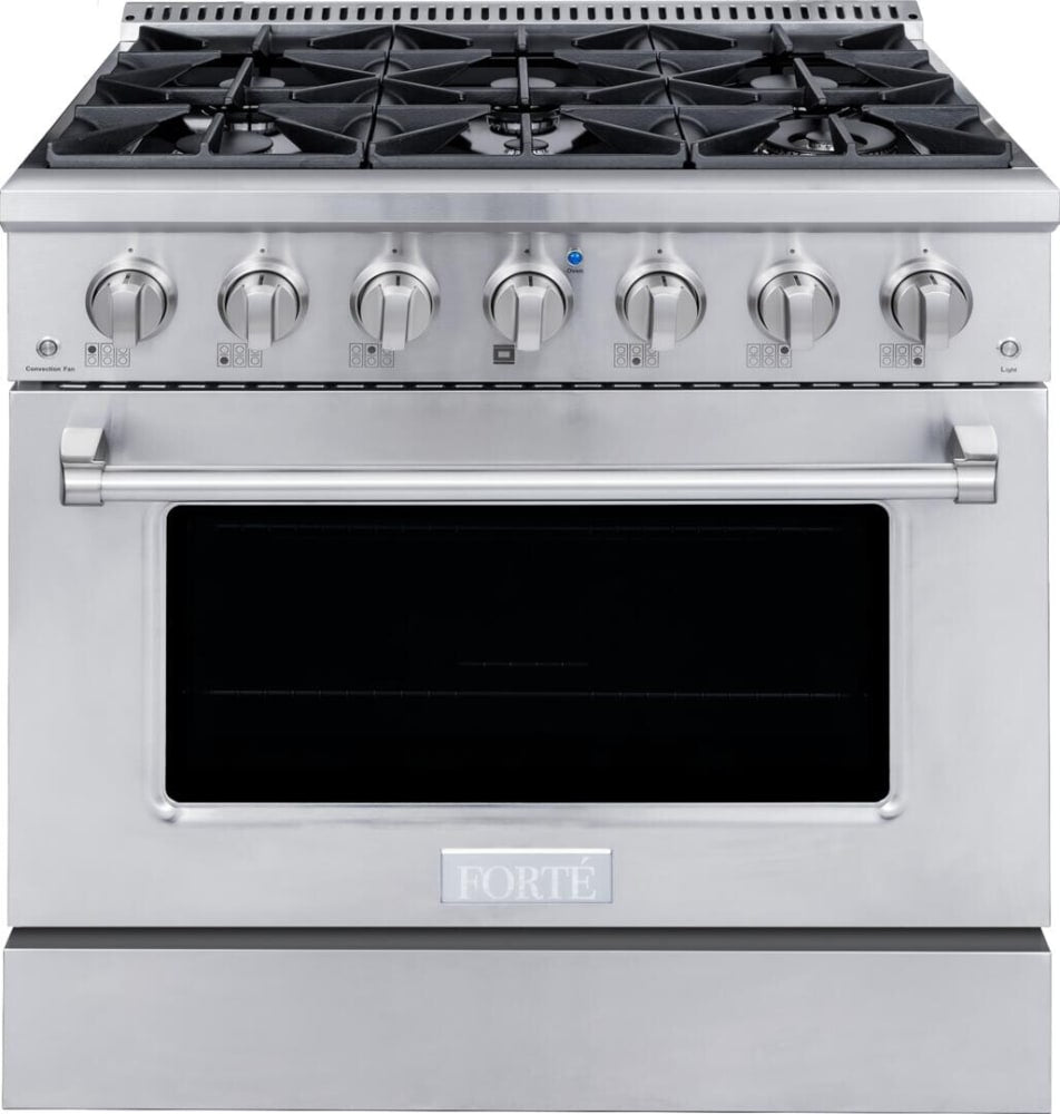 Forté 36 in. 4.5 cu. ft. Freestanding All Gas Range in Stainless Steel