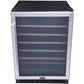 Galanz 24 in. 47-Bottle Built-In Wine Cooler in Stainless Steel (GLW57MS2B16) 