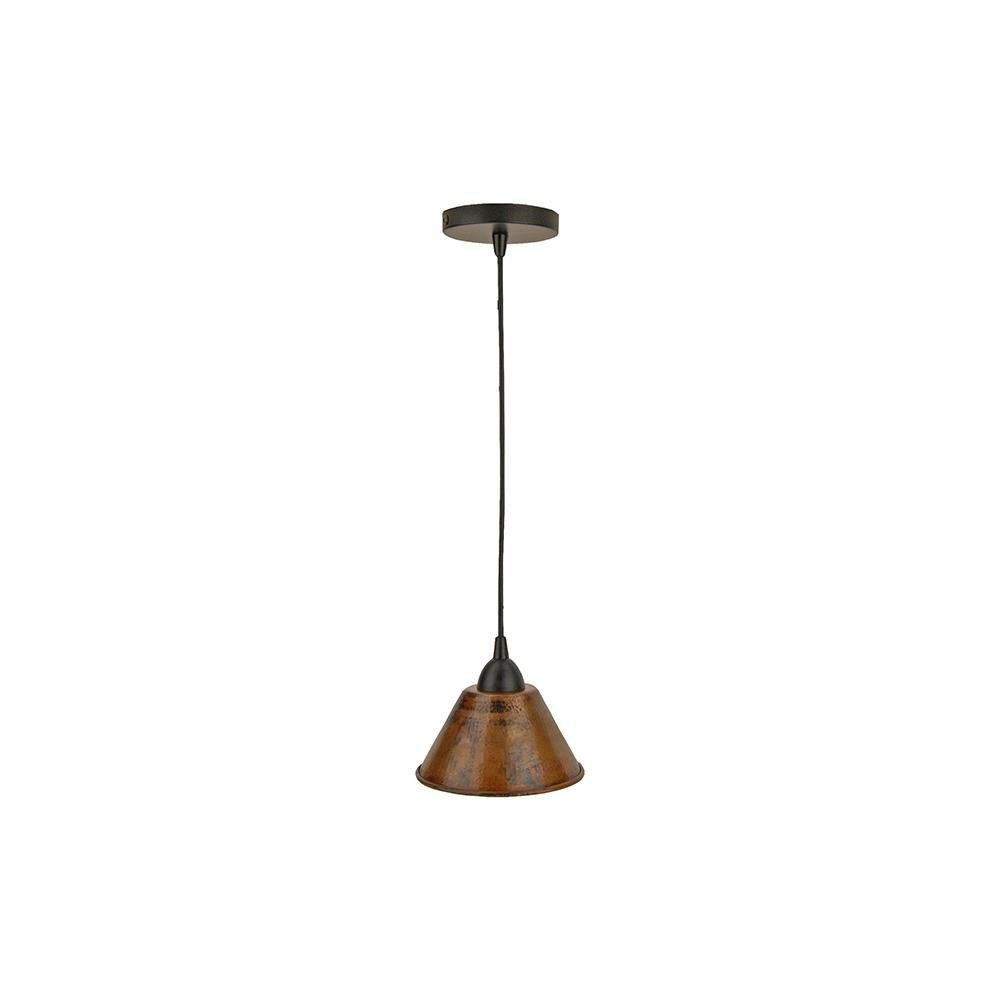 Hammered Copper Cone Pendant Lights - Rustic Kitchen & Bath - Lighting - Premier Copper Products