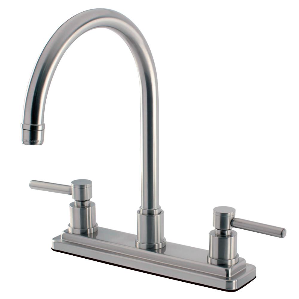 Kingston Brass Concord Centerset Kitchen Faucet (KS8798DLLS) Brushed Nickel