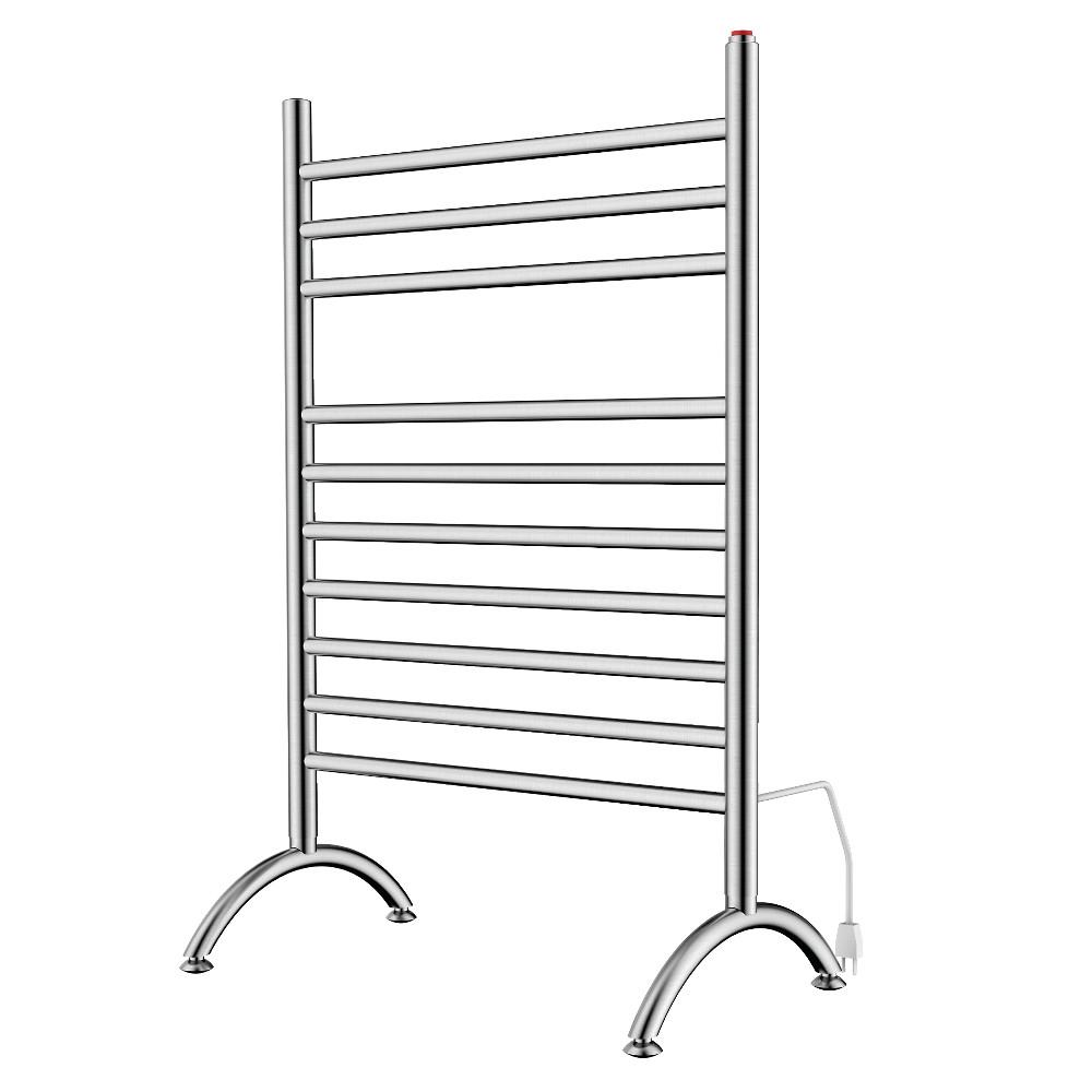 Kingston Brass Templeton Freestanding Plug-In Towel Warmer Brushed Nickel