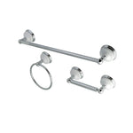 Kingston Brass Victorian 3-Piece Bathroom Hardware Polished Chrome