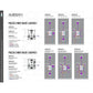KubeBath 7 Piece Shower Set with 12" Ceiling Mount Square Rain Shower, Tub Filler and 4 Body Jets (CR3004JTF3V) 
