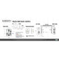 KubeBath 7 Piece Shower Set with 12" Ceiling Mount Square Rain Shower, Tub Filler and 4 Body Jets (CR3004JTF3V) 