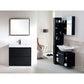 KubeBath Bliss 40 in. Free Standing Single Sink Modern Bathroom Vanity 