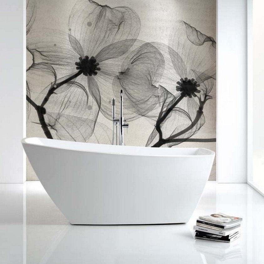 KubeBath Solato 67 in. Freestanding Bathtub in White (KFST7867) 