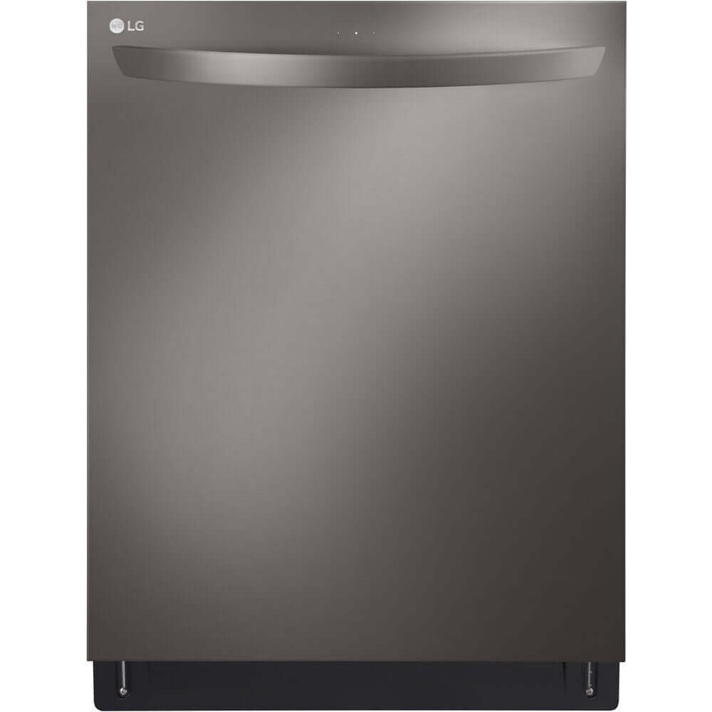 LG 24-Inch Top Control Wi-Fi Enabled Dishwasher with TrueSteam and 3rd Rack in Black Stainless Steel (LDTS5552D)