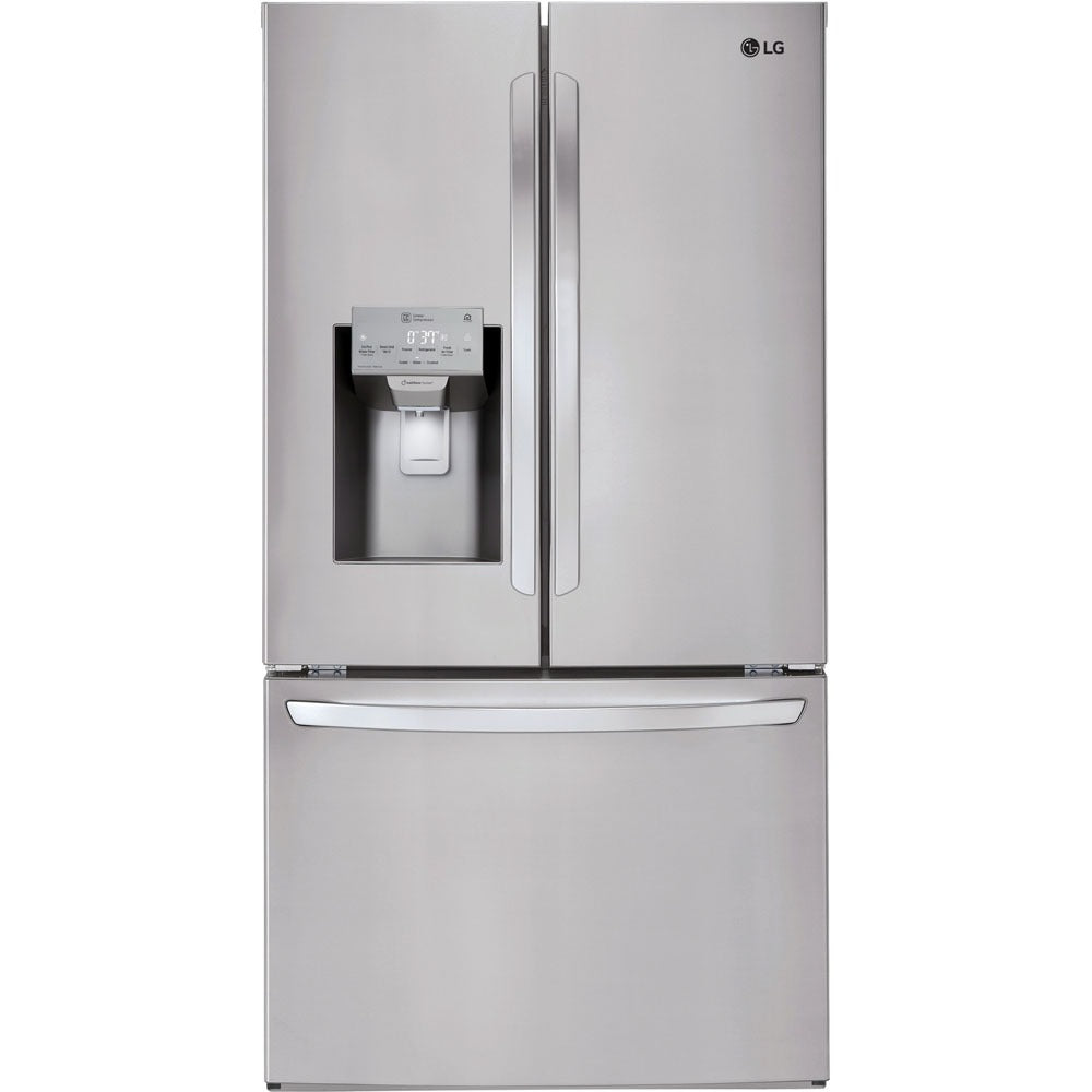LG 36 Inch Wi-Fi Enabled 3-Door French Door Refrigerator in Stainless Steel 22 Cu. Ft. (LFXS26973S)