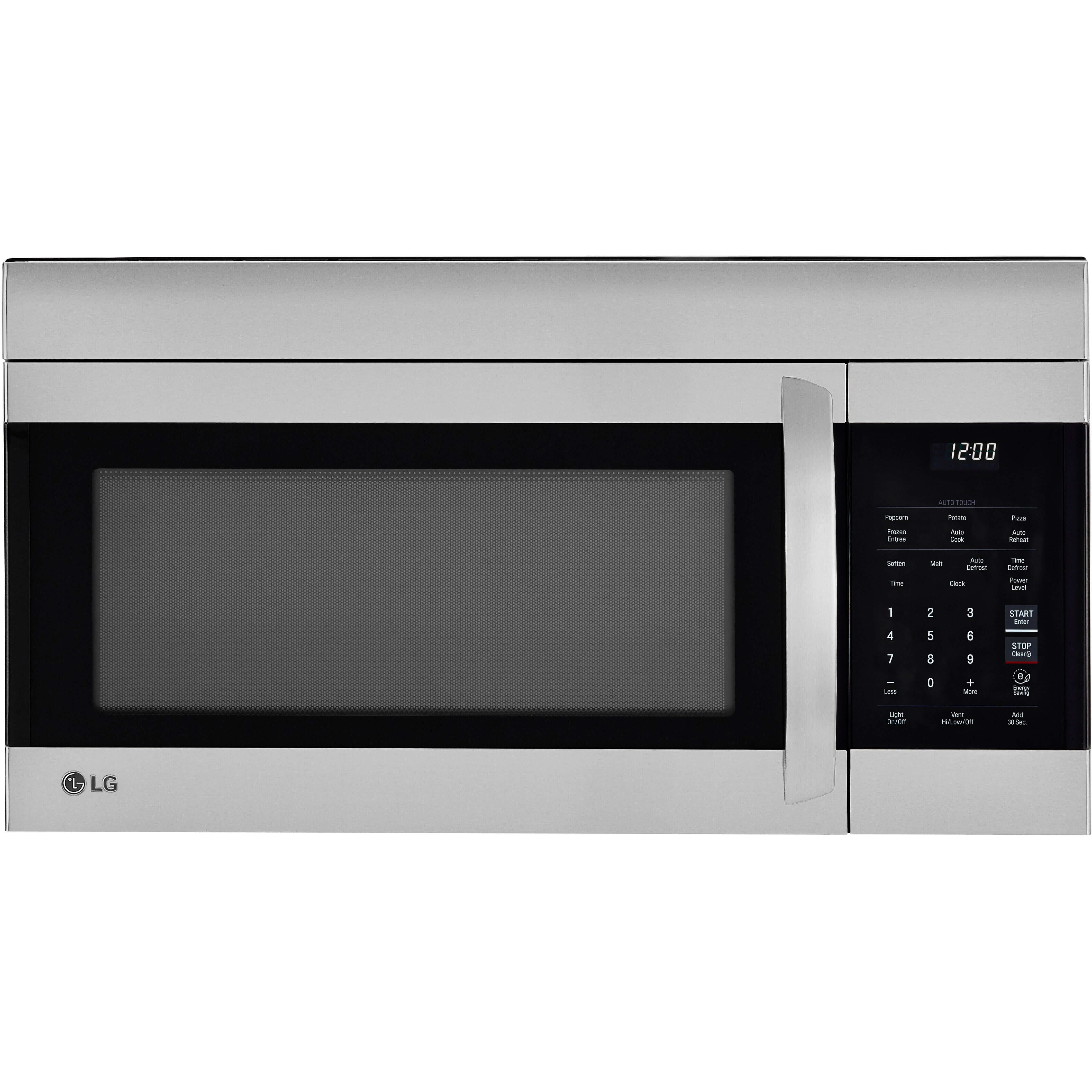 LG 1.7-Cu. Ft. 30 in. Over-the-Range Microwave Oven with Easy Clean in Stainless Steel (LMV1764ST)