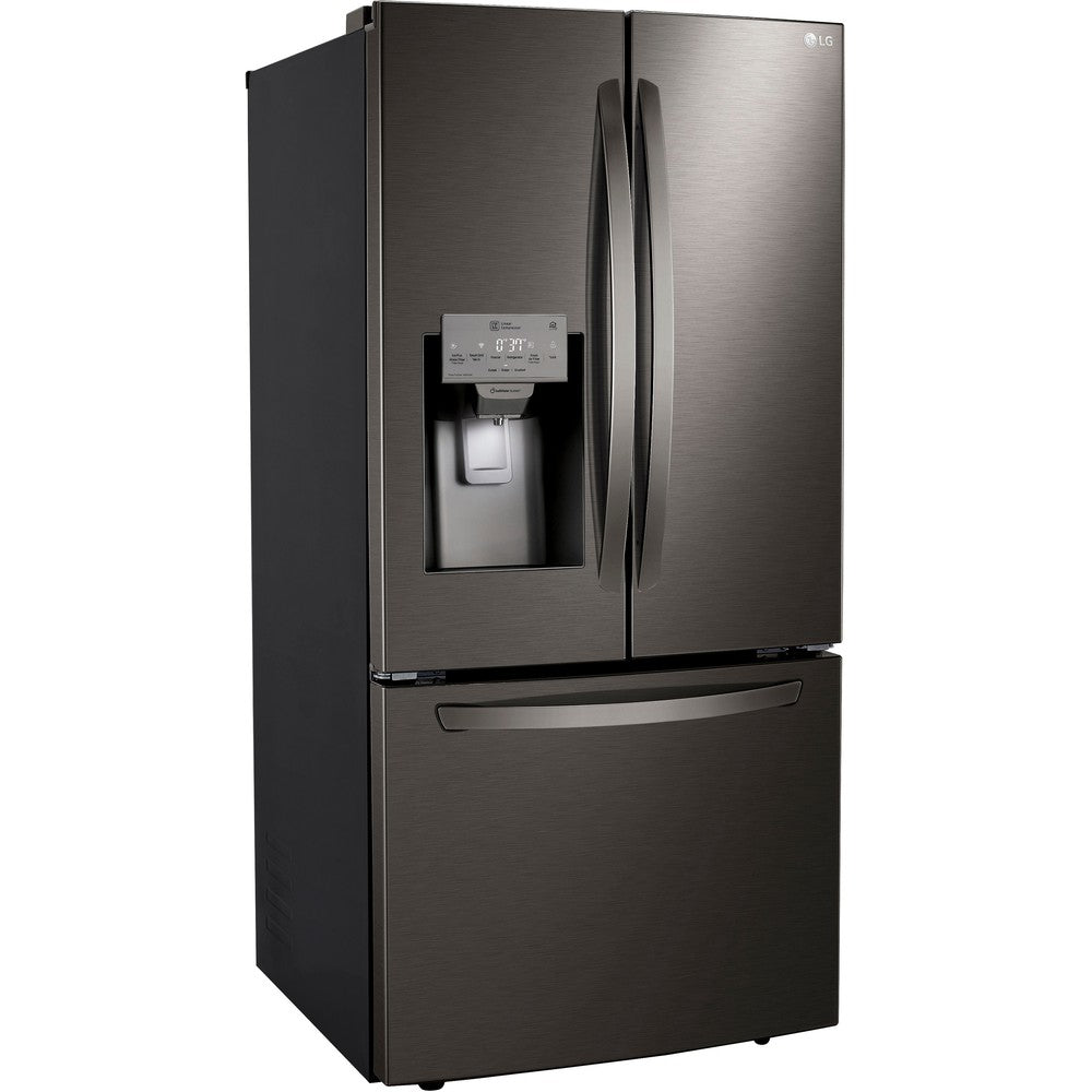 LG 33 Inch 3-Door French Door Refrigerator in Black Stainless 25 Cu. Ft. (LRFXS2503D)