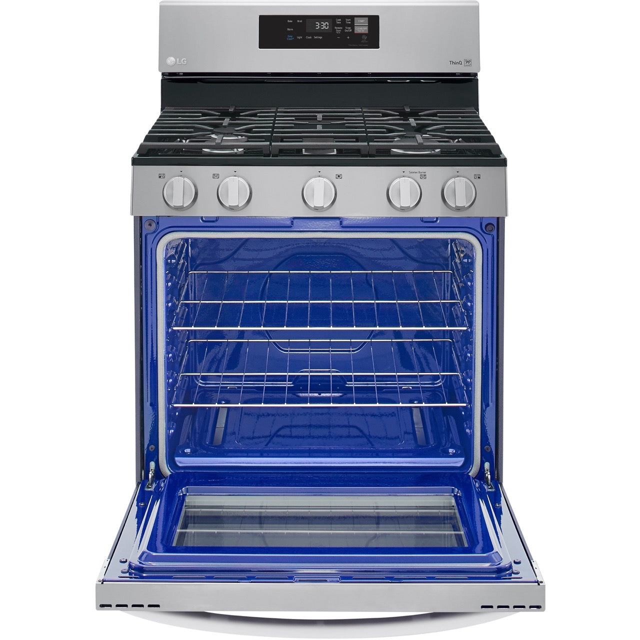LG 5.8-Cu. Ft. Gas Smart Range with EasyClean, Stainless Steel (LRGL5821S)