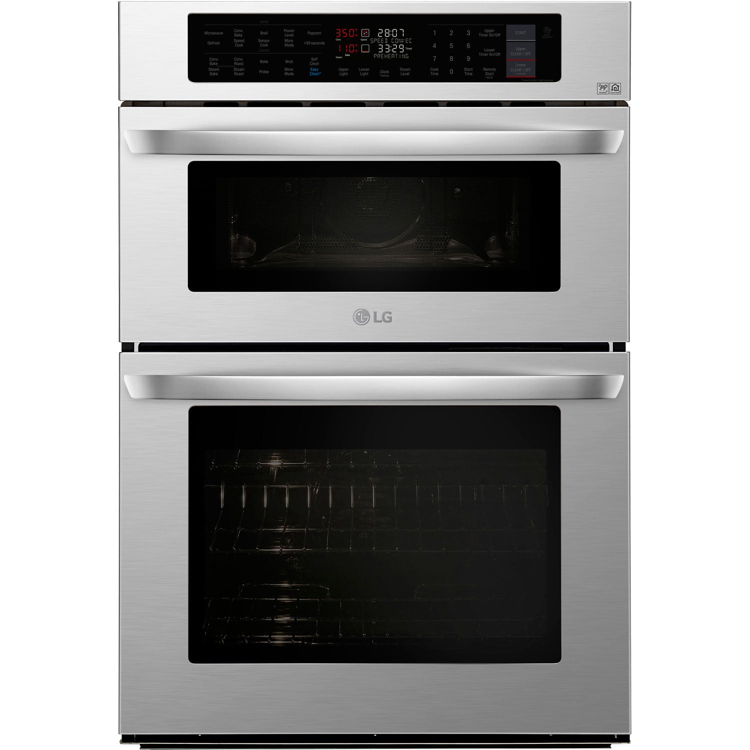 LG Electronics 30-in. Combination Wall Oven in Stainless Steel (LWC3063ST)