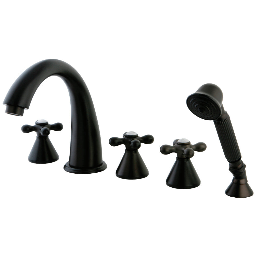 Kingston Brass Roman Tub Faucet 5 Pieces with Hand Shower