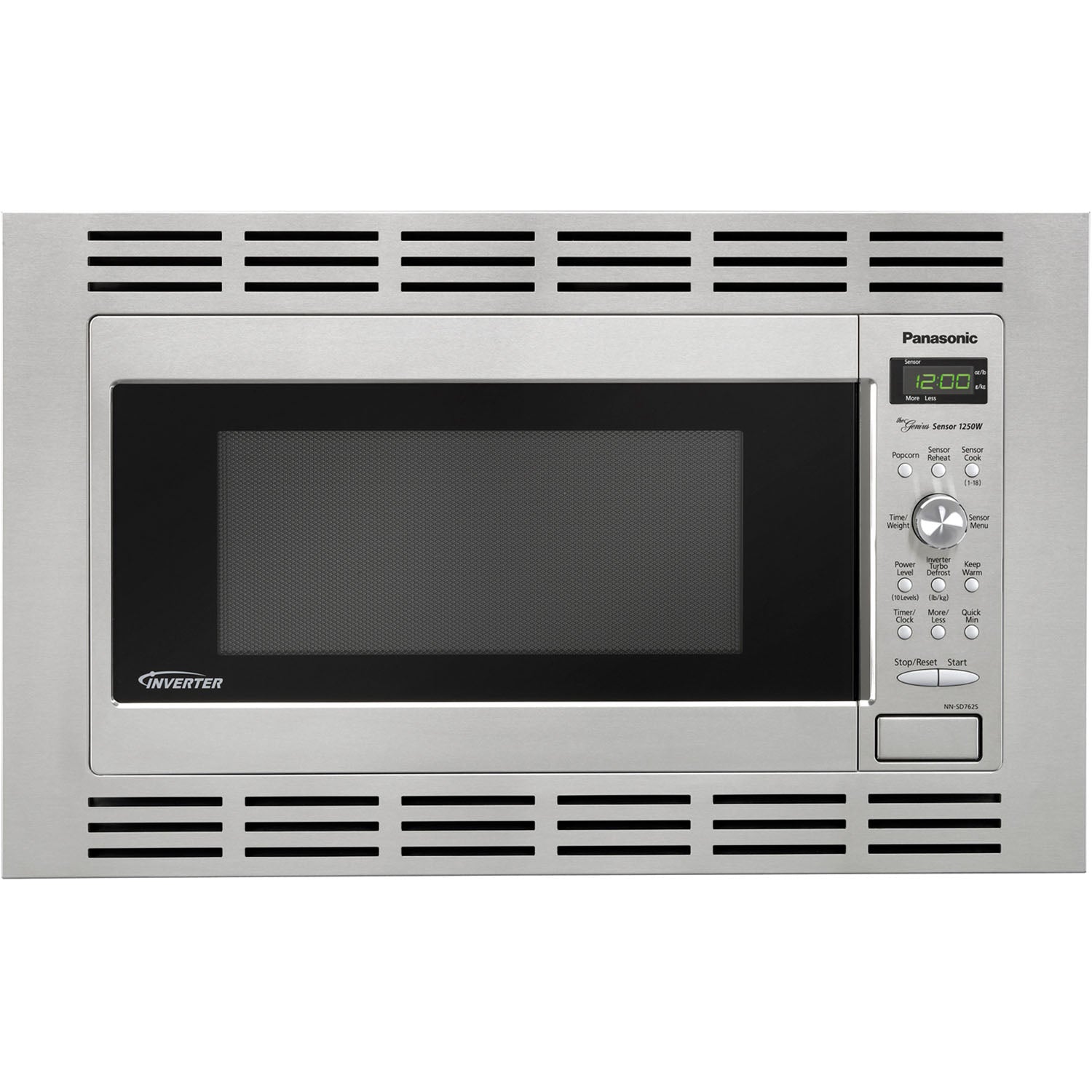 Panasonic Wide Trim Kit for Panasonic's 1.6 cu. ft. Microwave Ovens in Stainless Steel with Size Options (NN-TK7)