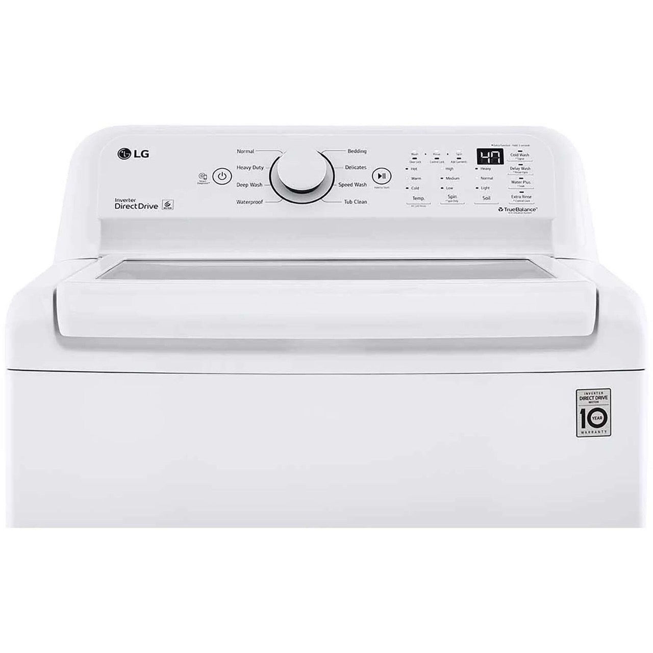 LG Electronics 4.5-Cu. Ft. Ultra Large Capacity Top Load Washer with TurboDrum Technology (WT7000CW)