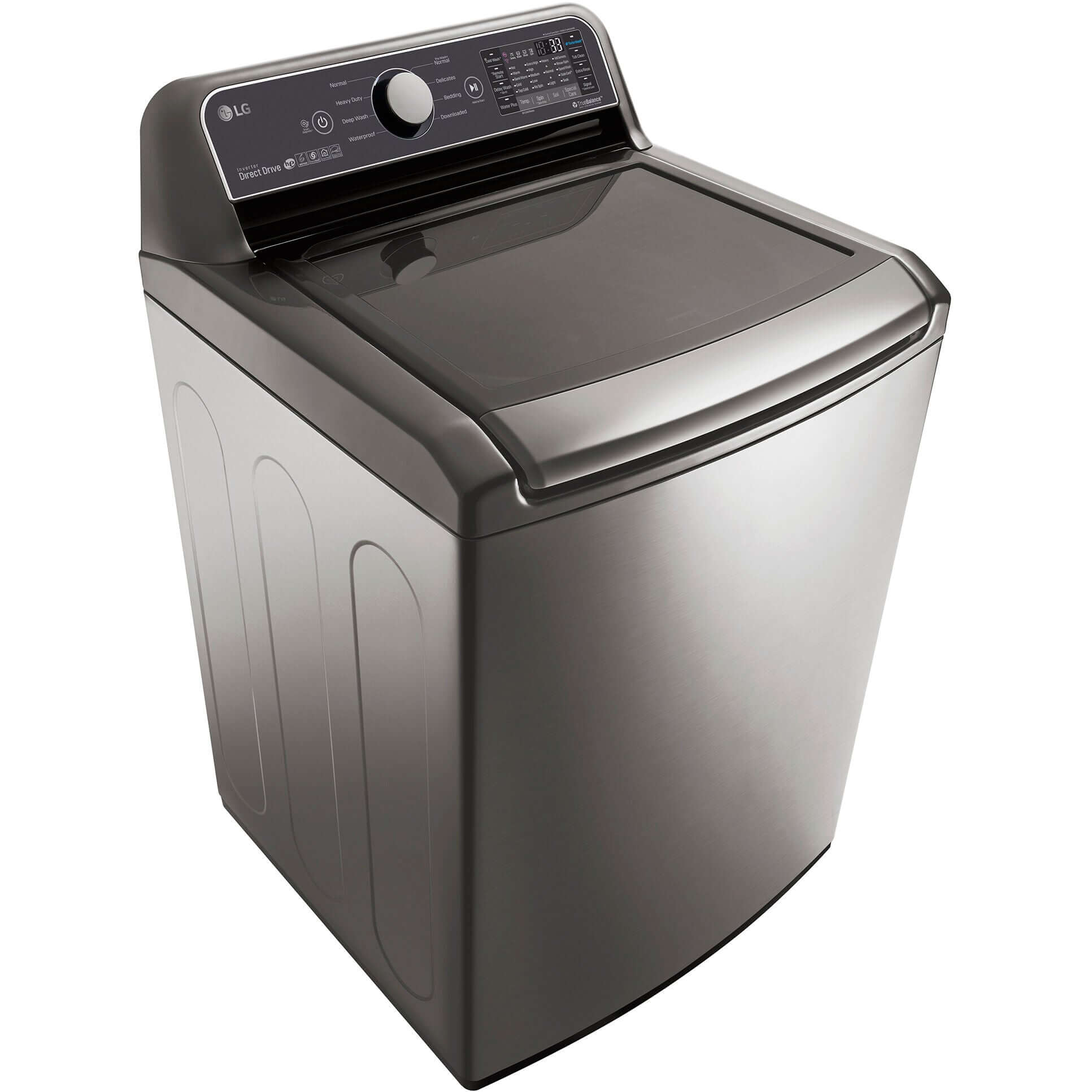 LG 27 Inch Top Load Washer with TurboWash in Graphite Steel 5 cu. ft. (WT7300CV)