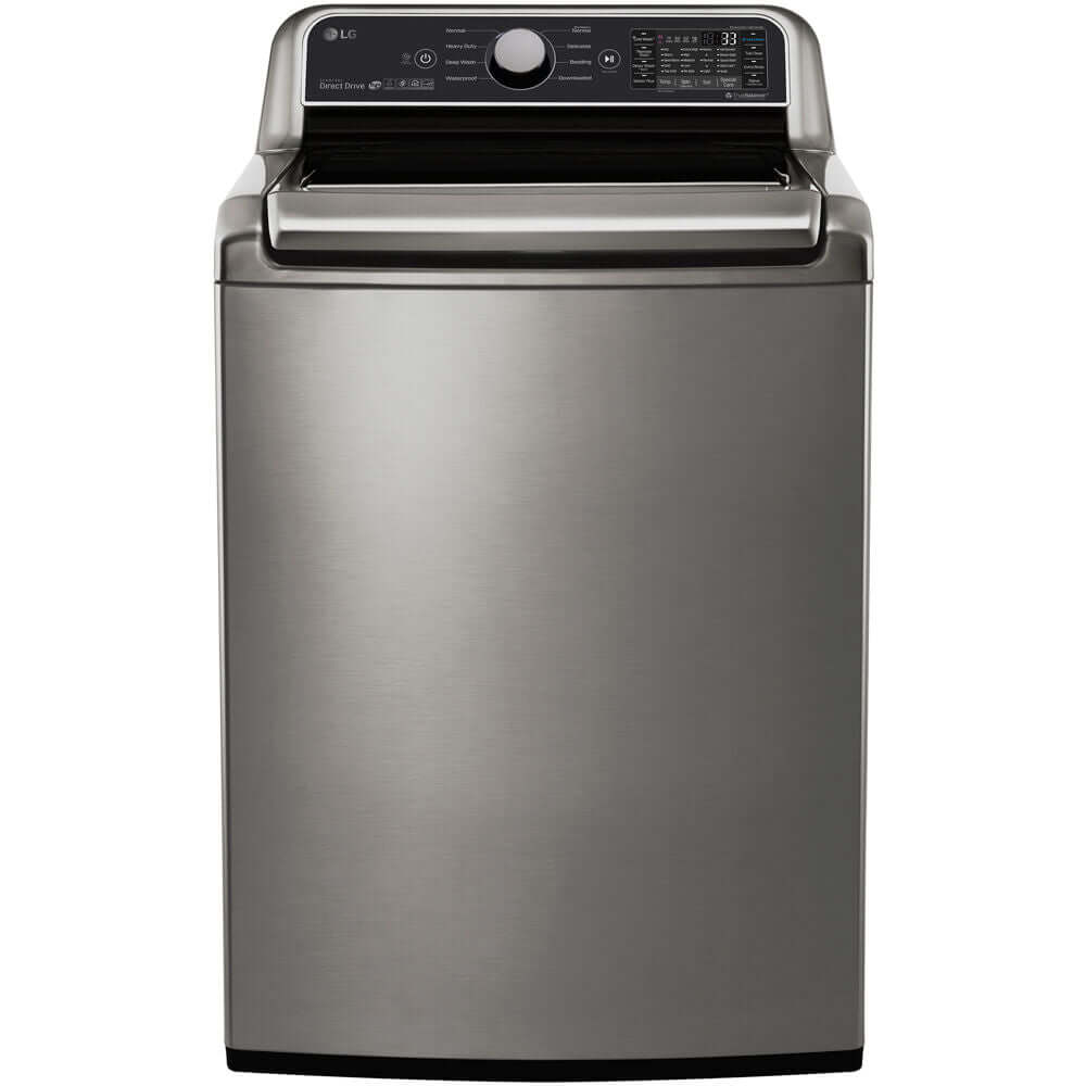 LG 27 Inch Top Load Washer with TurboWash in Graphite Steel 5 cu. ft. (WT7300CV)