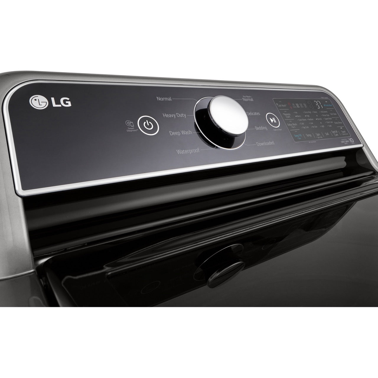 LG 5.3-Cu.Ft. Mega Capacity Smart wi-fi Enabled Top Load Washer with 4-Way Agitator and TurboWash3D Technology (WT7405CV)