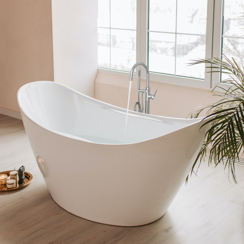 ZLINE Emerald Bay Bath Tub Filler in Chrome lifestyle