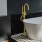 ZLINE Emerald Bay Bath Tub Filler in Polished Gold lifestyle