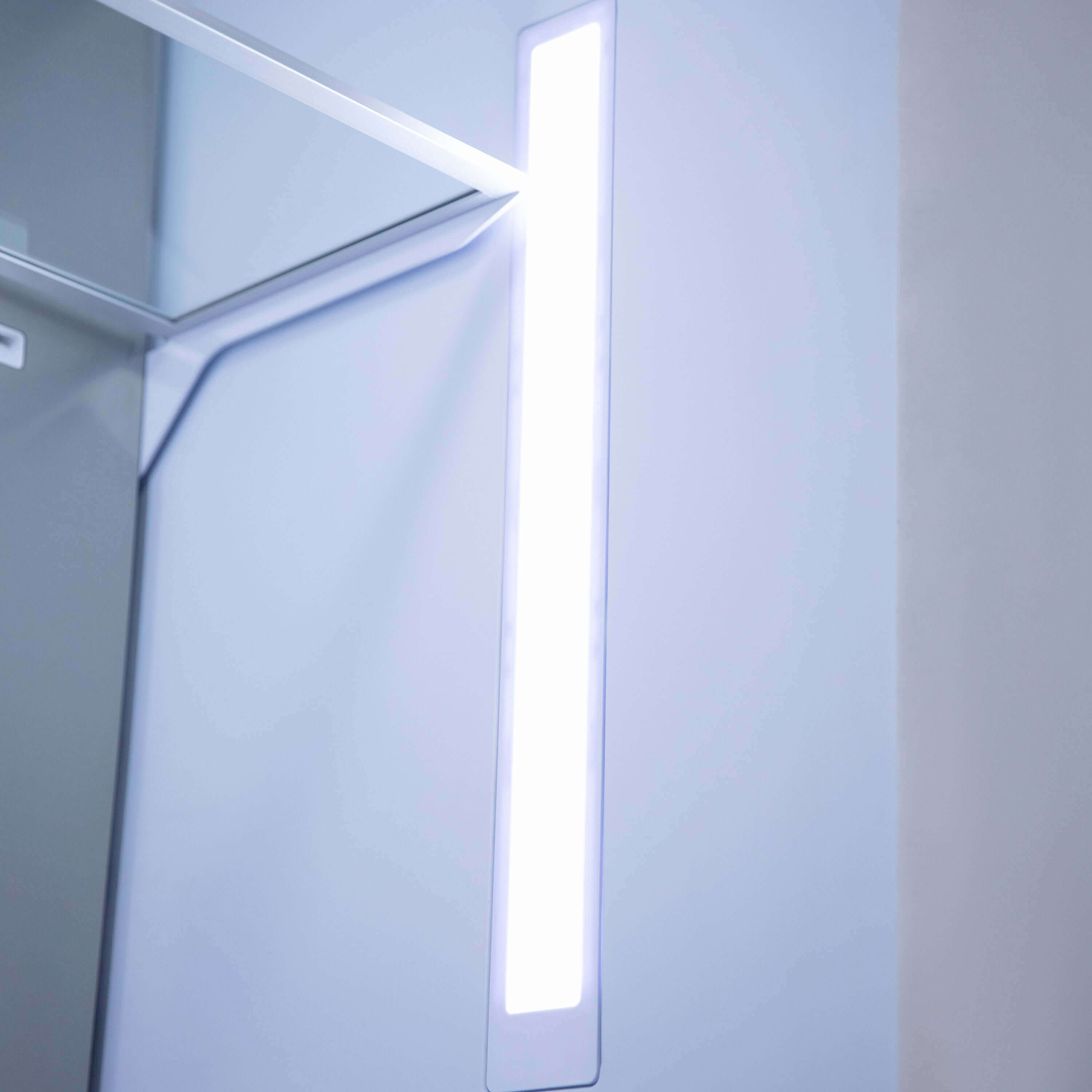 Built-in LED Lighting Illuminates Refrigerator and Freezer Spaces