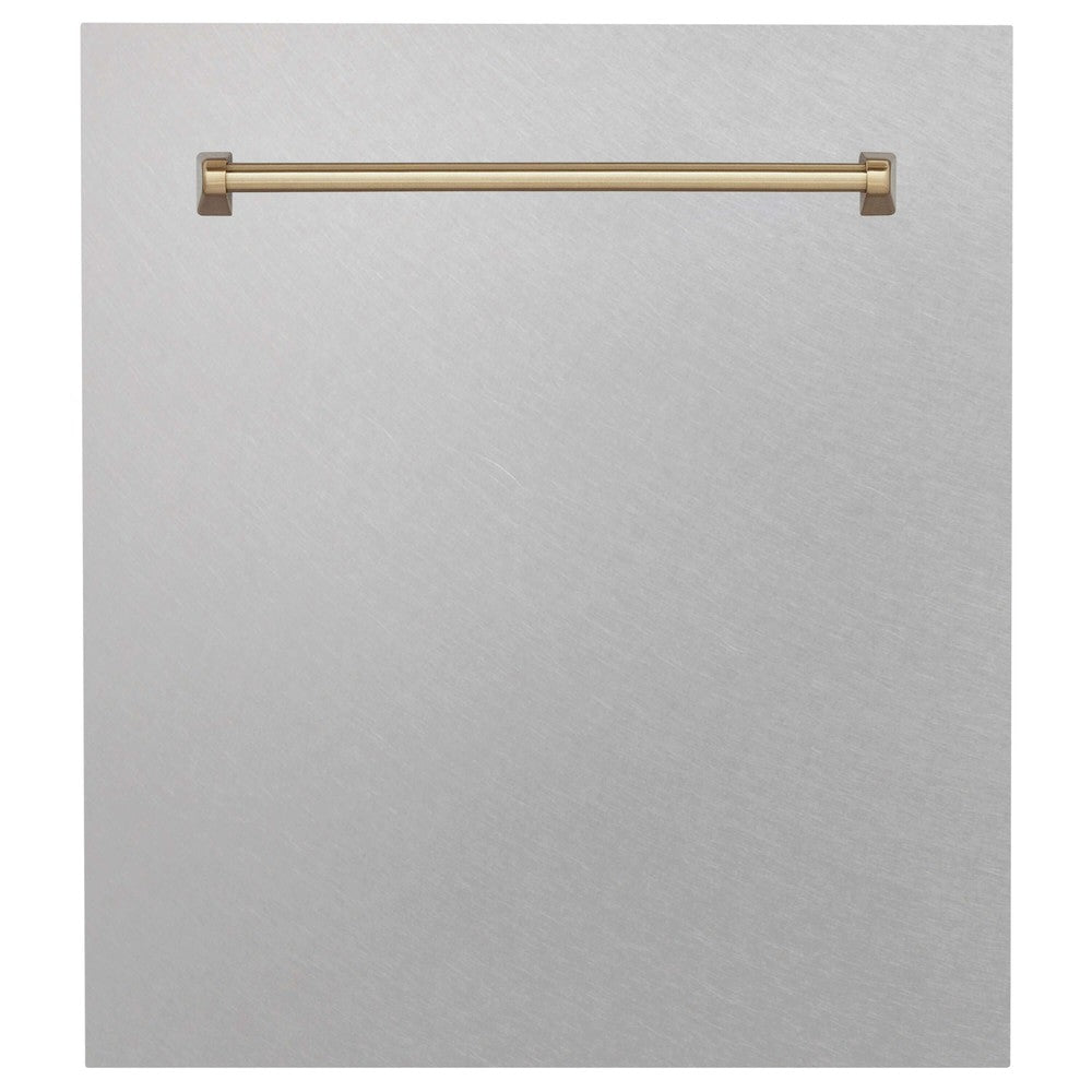 ZLINE Autograph Edition 24 in. Tallac Dishwasher Panel with Champagne Bronze Handle and Color Options (DPVZ-24-CB)