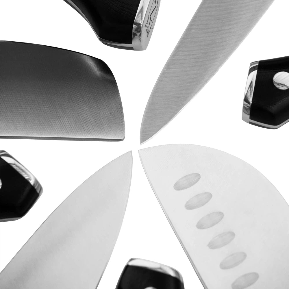 ZLINE 15-Piece Professional German Steel Kitchen Knife Block Set (KSETT-GS-15)