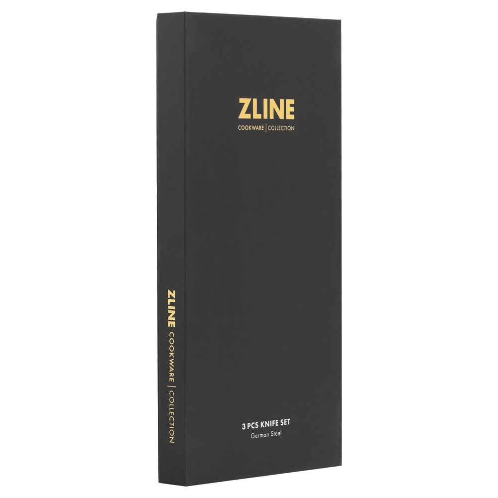 ZLINE 3-Piece Professional German Steel Kitchen Knife Set (KSETT-GS-3) 