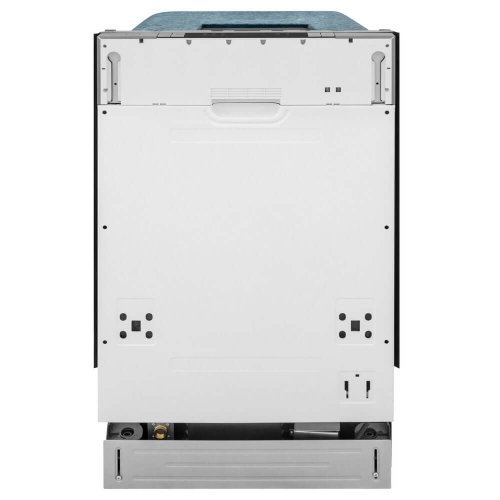 ZLINE 18 in. Compact Panel Ready Top Control Dishwasher with Stainless Steel Tub, 54dBa (DW7714-18)