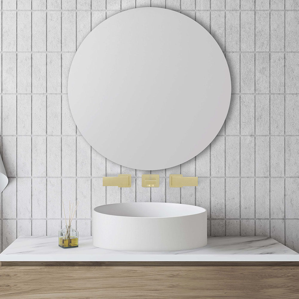 ZLINE Bliss Wall Mount Bath Faucet (BLS-BFW) Polished Gold in modern bathroom