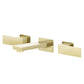 ZLINE Bliss Wall Mount Bath Faucet (BLS-BFW) Polished Gold