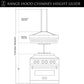 ZLINE Wall Mount Range Hood in Stainless Steel (KN6) chimney height guide.