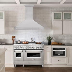 ZLINE 48 in. Stainless Steel Range Hood with Stainless Steel Handle (8654STX-48) 