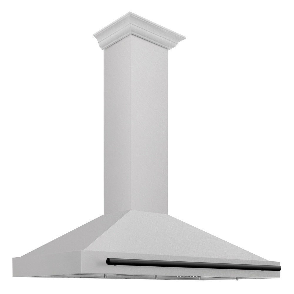 ZLINE 48 in. Autograph Edition Fingerprint Resistant Stainless Steel Range Hood with Accents (KB4SNZ-48)