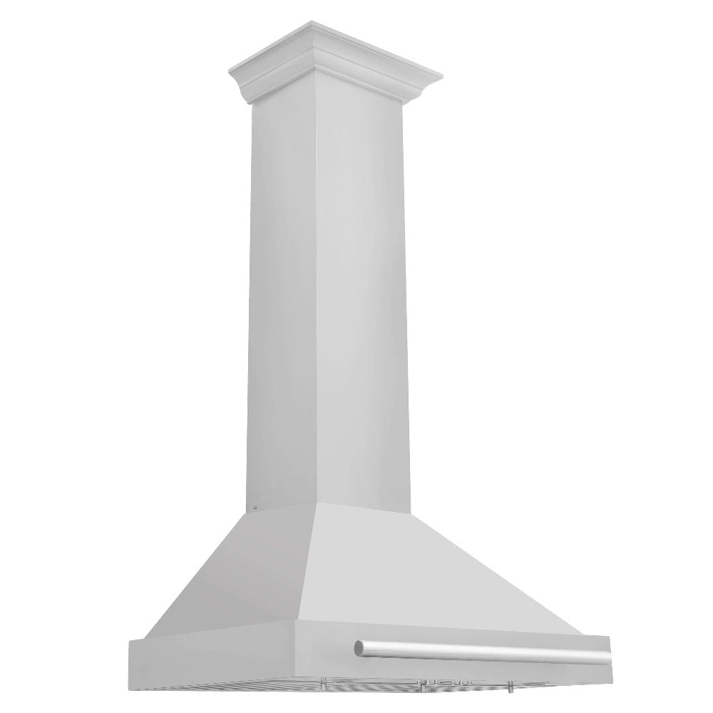 ZLINE 30 in. Convertible Stainless Steel Range Hood with Stainless Steel Handle and Colored Shell Options (KB4STX-30) main image.