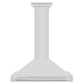 ZLINE 36 in. Stainless Steel Range Hood with Stainless Steel Handle and Color Options (KB4STX-36) front.