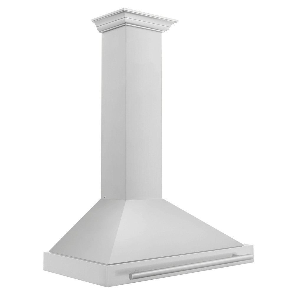 ZLINE 36 in. Stainless Steel Range Hood with Stainless Steel Handle and Color Options (KB4STX-36) side.