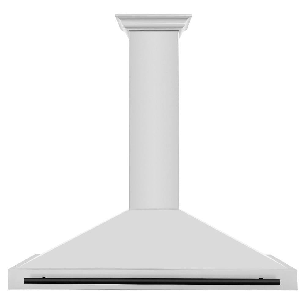ZLINE Autograph Edition 48 in. Stainless Steel Range Hood with Stainless Steel Shell and Accents (KB4STZ-48) front.