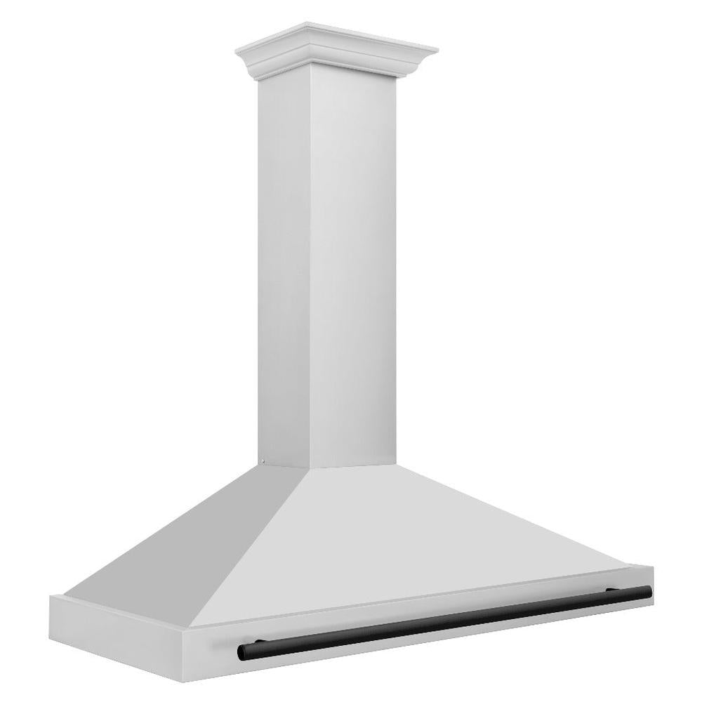 ZLINE Autograph Edition 48 in. Stainless Steel Range Hood with Stainless Steel Shell and Accents (KB4STZ-48) side.