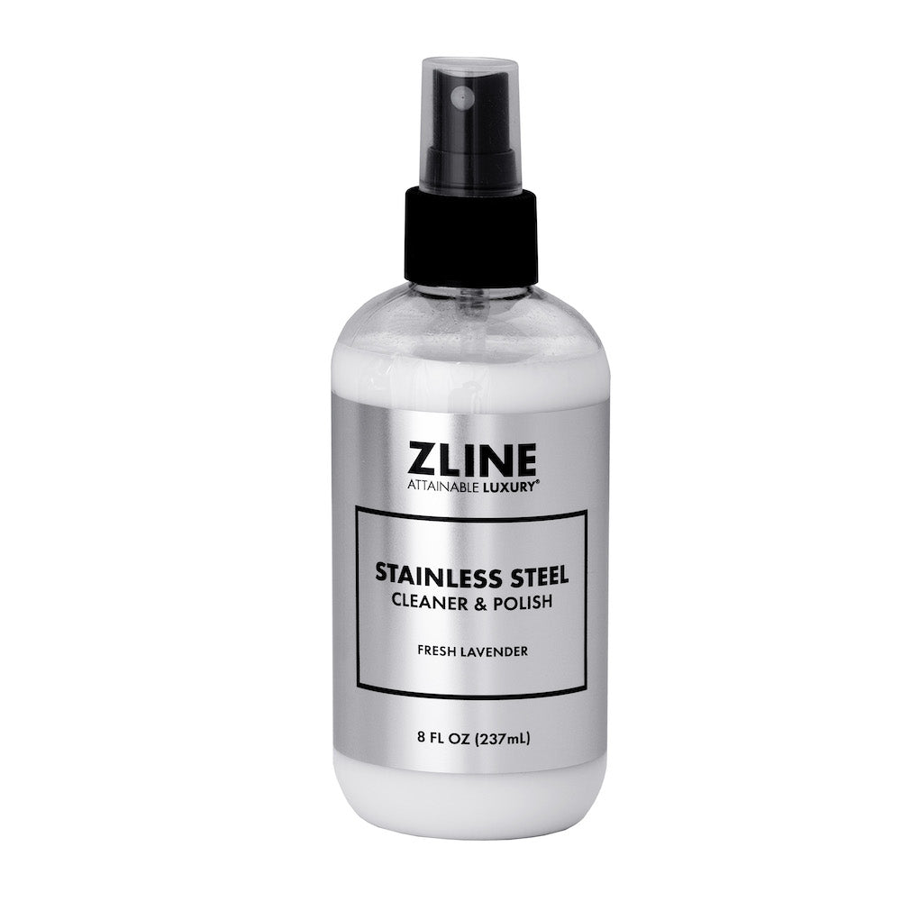 ZLINE Stainless Steel Cleaner and Polish (STCLT-8) bottle front.