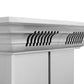 ZLINE Island Mount Range Hood in Stainless Steel with Built-in ZLINE CrownSound Bluetooth Speakers (KE2iCRN-BT) crown molding.
