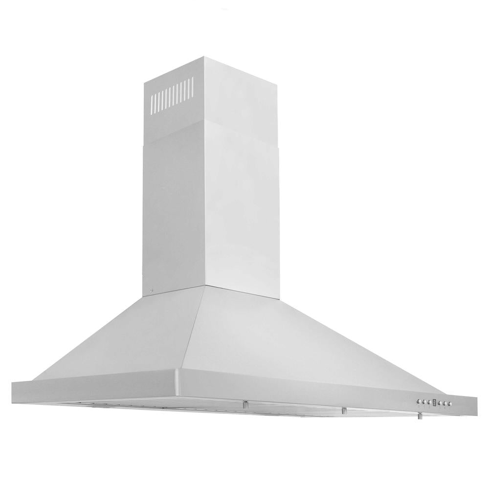 ZLINE 36 in. Recirculating Wall Mount Range Hood with Charcoal Filters in Stainless Steel (KB-CF-36) 