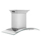 ZLINE Ducted Vent Wall Mount Range Hood in Stainless Steel with Built-in ZLINE CrownSound Bluetooth Speakers (KN4CRN-BT) side.